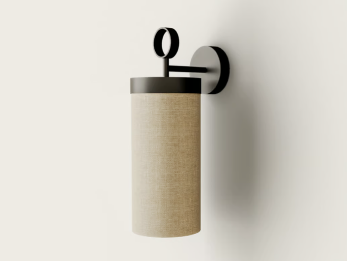 NOOI - LED dimmable linen wall lamp _ Aromas del Campo